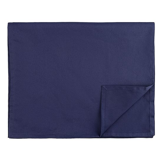 Дорожка на стол из хлопка темно-синего цвета из коллекции essential, 45х150 см