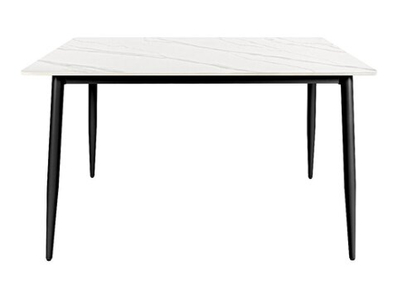 Стол Uni-Form-S2.2B SBlack/White Matt Marble 727*1300*700