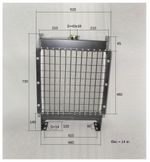Радиатор охлаждения Ricardo Y485BD; TDК 14,17 4L/Radiator assembly