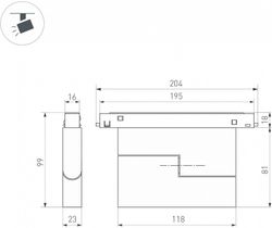 Накладной светильник Arlight MAG-ORIENT 049994