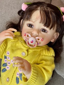 Кукла Реборн виниловая 55см в пакете (FA-308)