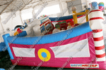 Коммерческий надувной батут "Мороженое" 8*6*4 м