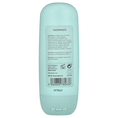 Haan, зубная паста, Good On Ya, эвкалипт и мята, 55 мл (1,86 жидк. унции)