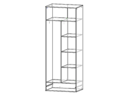 Спальня Бастион 2 Дуб Крафт белый / Серый шифер