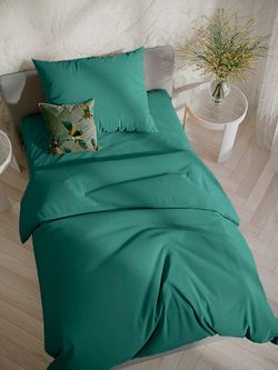 Наволочка 1шт Полисатин Simple House "Малахит" 50x70 см