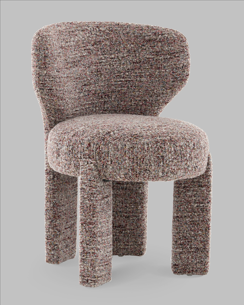 Стул Lainr бордовый меланж