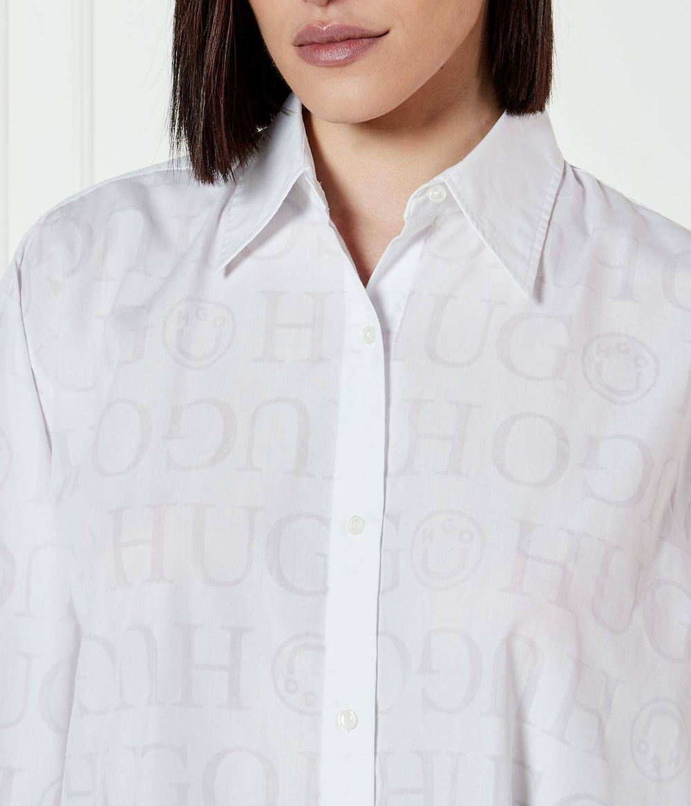 Рубашка Elisana_B Hugo Blue - белый(50530355)