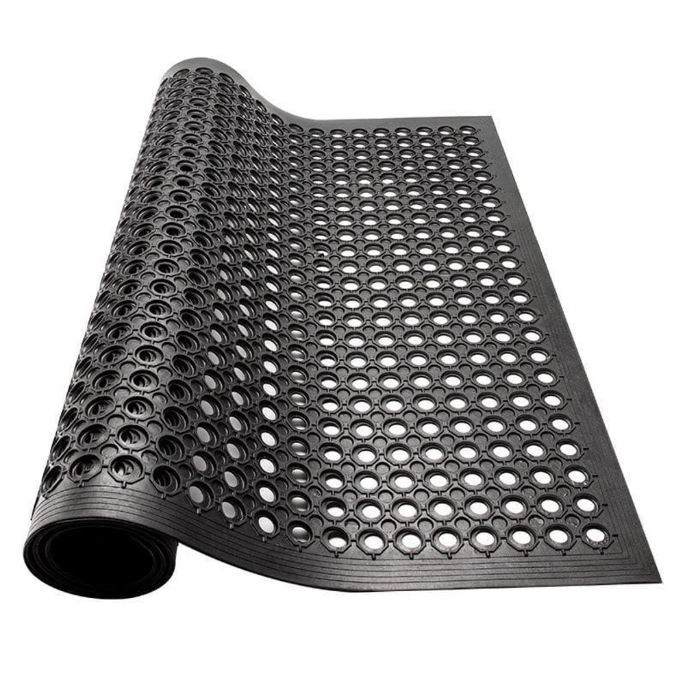 Ячеистый резиновый грязезащитный коврик