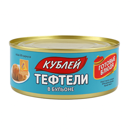 Тефтели в бульоне Кублей 240 гр