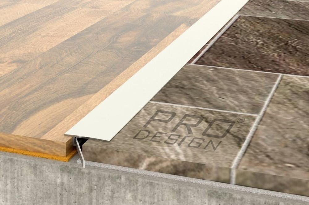 Порог алюминиевый Pro Design Doorstep 571 анодированный, 900x25x6 мм