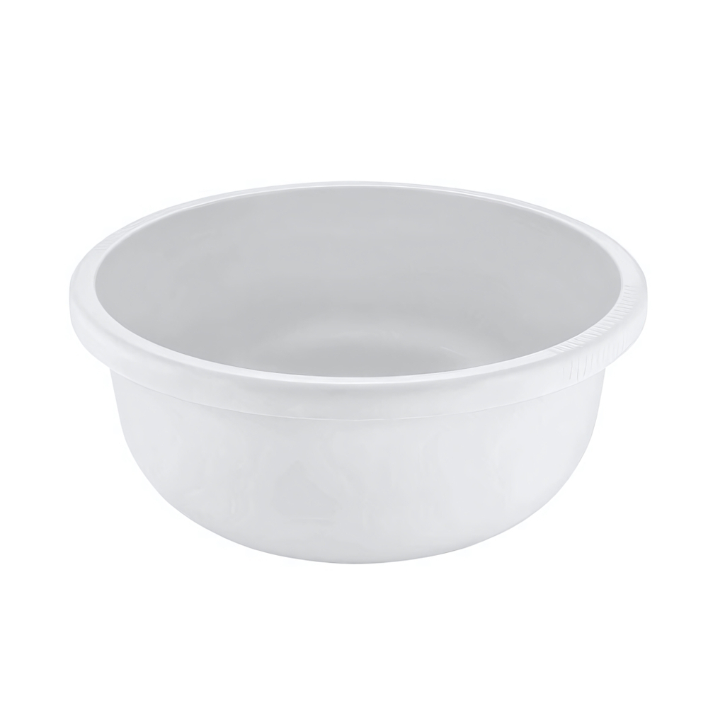 Таз круглый 6,5л Rock'n'Roll белый