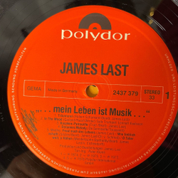 Винтажная виниловая пластинка LP Джеймс Ласт, James Last, Mein Leben Ist Musik (Germany 1976)
