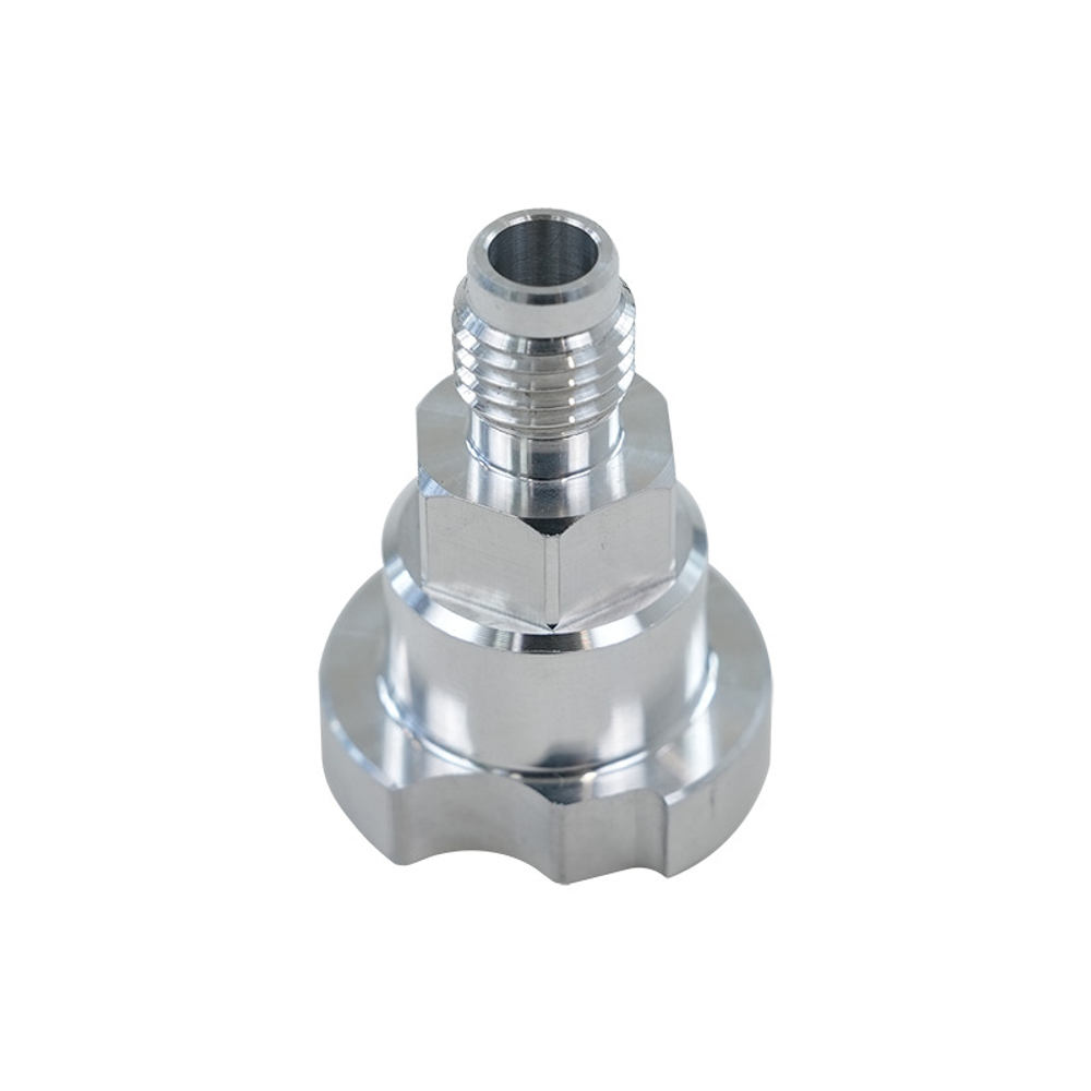 *SCH-SA33-AL Алюм. адаптер для одноразовых бачков Schtaer, для краскораспылителей SAGOLA 3300