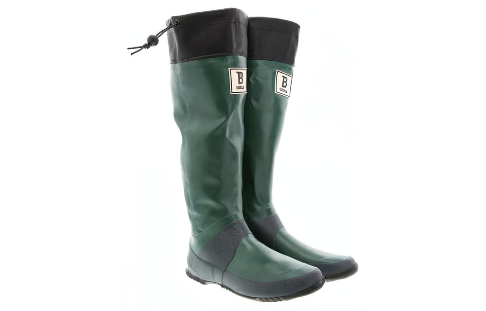 WBSJ Waterproof Rain Boots Unisex Dark Green