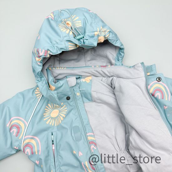 Комбинезон демисезонный "Солнце и луна" голубая дымка