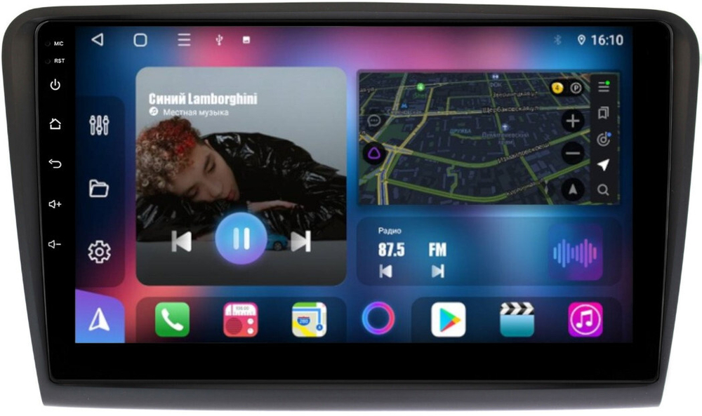 Магнитола для Skoda Superb 2008-2014 B6 - FarCar BM306M на Android 13, QLED, TS10, 4Гб+32Гб, CarPlay, 4G SIM-слот