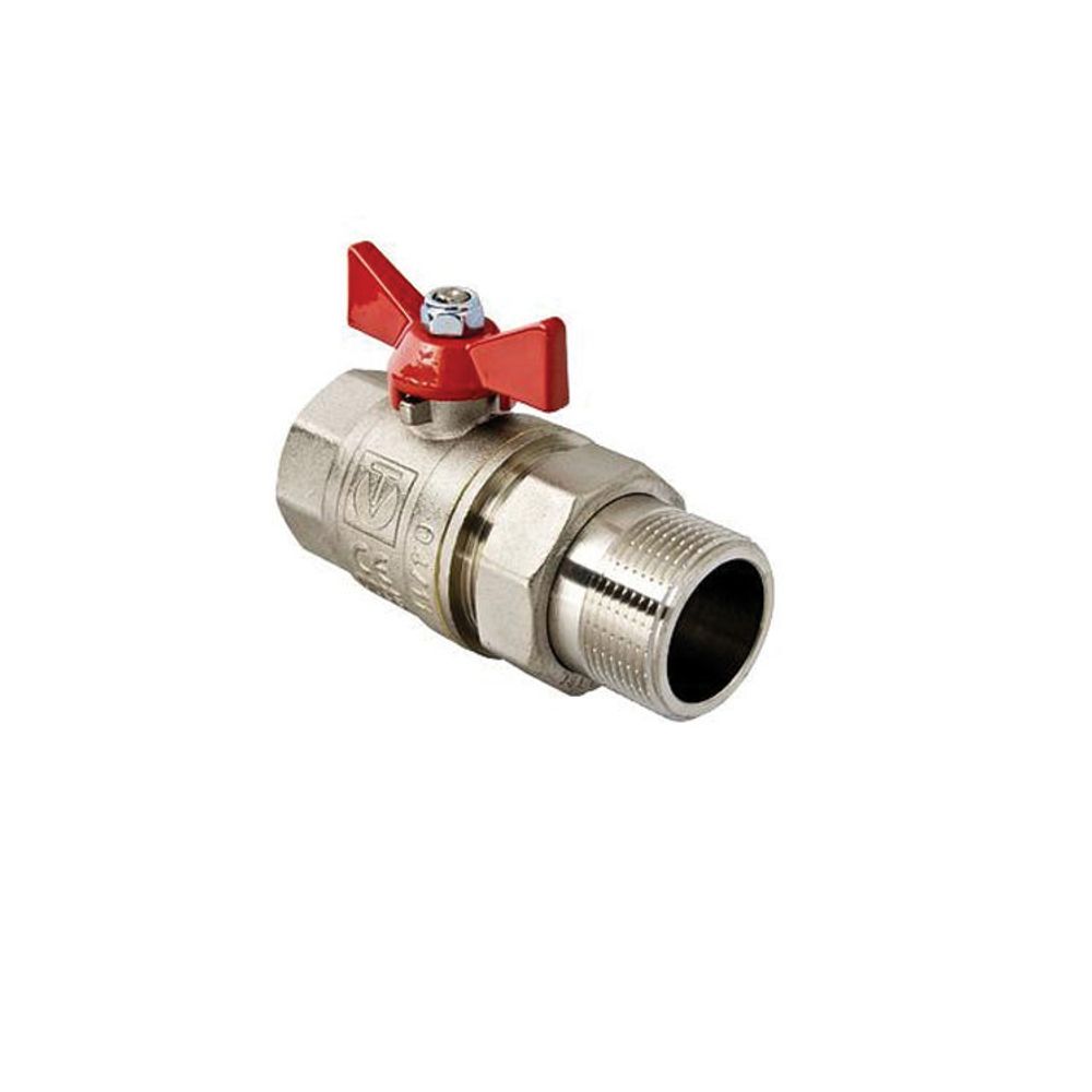 Кран шаров. BASE 3/4" с америк. бабочка VALTEC (IVANCI)