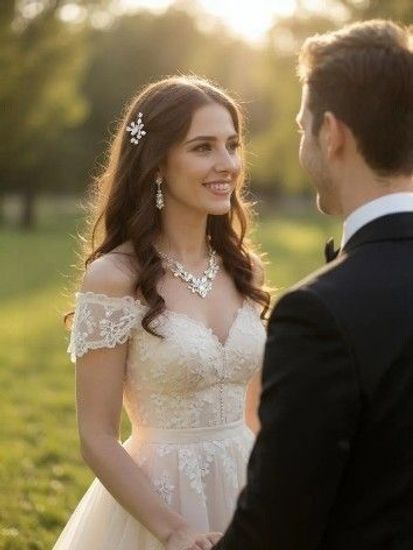 Комплект бижутерии Летто Алмаз