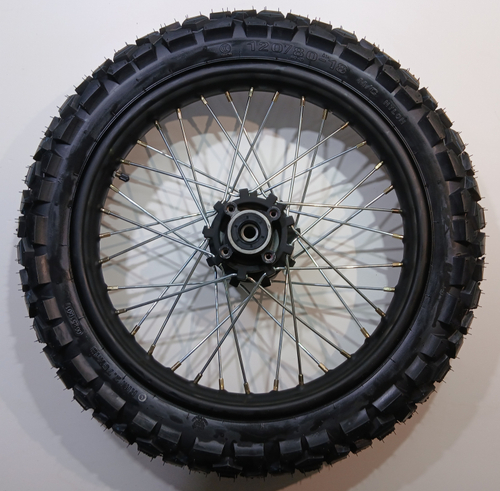 Колесо заднее в сборе 120/80-18 ось Ф15мм Мотоцикл ATAKI Crosser 300