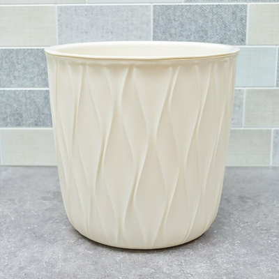 Горшок цветочный Desert 11,2л с дренажной вставкой, d265мм, h258мм (молочный)