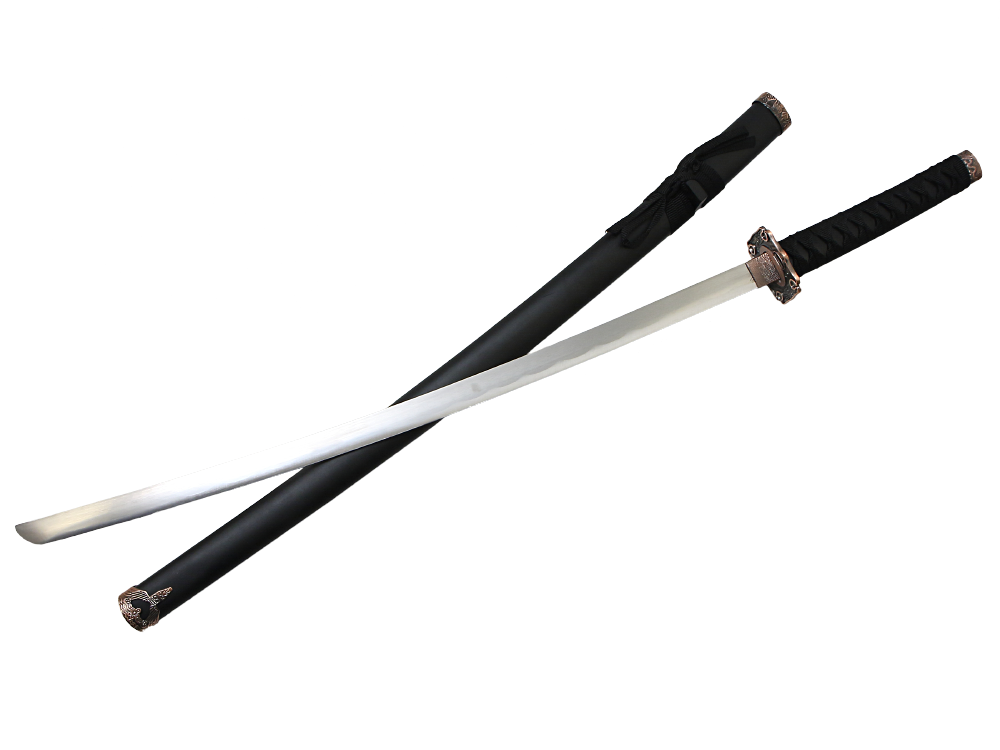 Armas Del Mundo Меч самурайский. Ножны черные, цуба медная