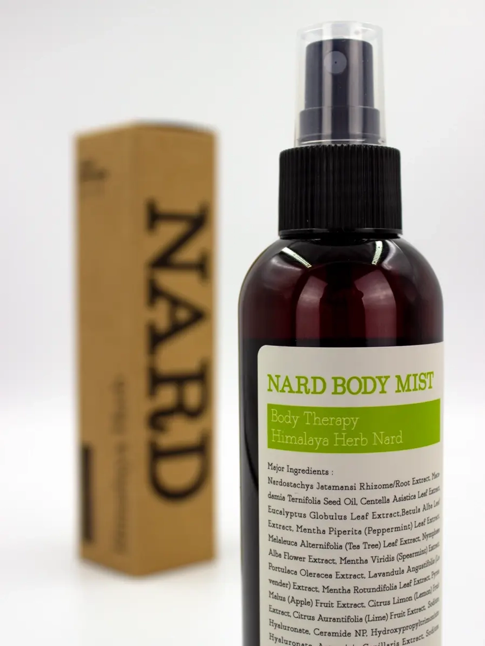 BOUQUET GARNI NARD - СПРЕЙ ДЛЯ ТЕЛА С ЭКСТРАКТОМ ЛИМОНА И МЯТЫ BODY MIST LEMON MINT, 200 МЛ