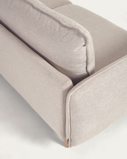 Carlota 3-местный диван бежевого цвета 210 см Испания La Forma