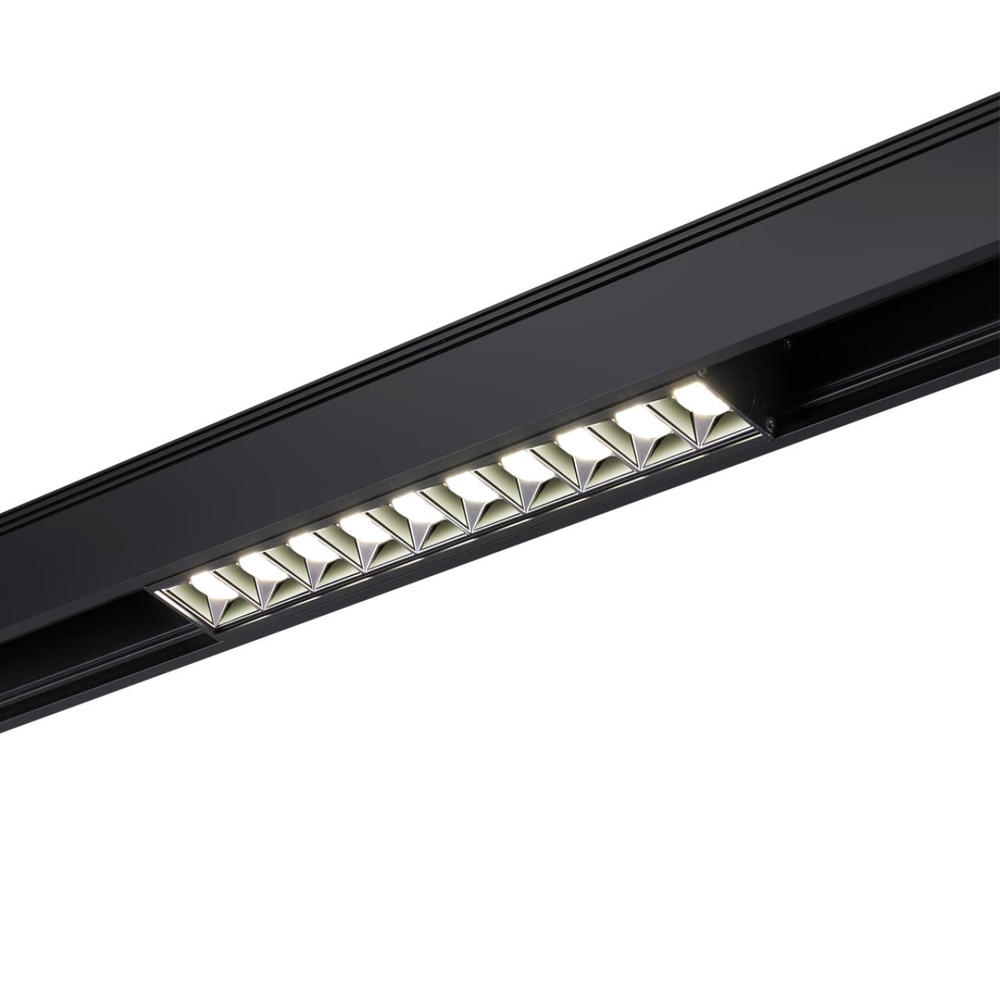 358524 SHINO NT21 082 черный Трековый светильник для низковольного шинопровода IP20 LED 4000K 20W 48V KIT