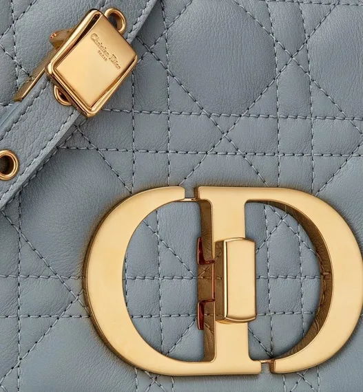 Сумка Dior Caro, модель маленького формата темно-серый