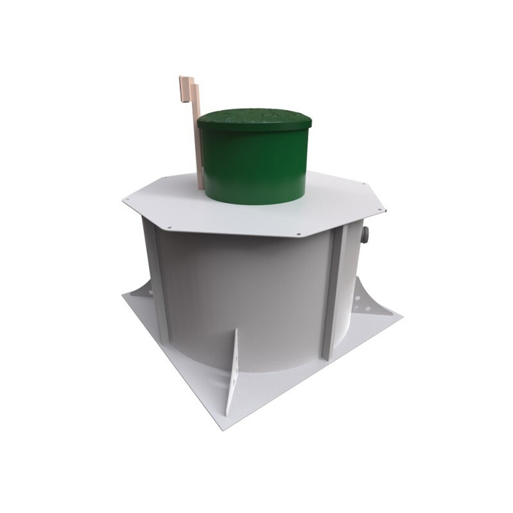 Станция биологической очистки Коло Веси KoloVesi 5 низкий корпус прин/ 1000 л. в сутки / до 6 чел. / принудительный сброс (1750x1750x1501см;164кг;) - арт.560160