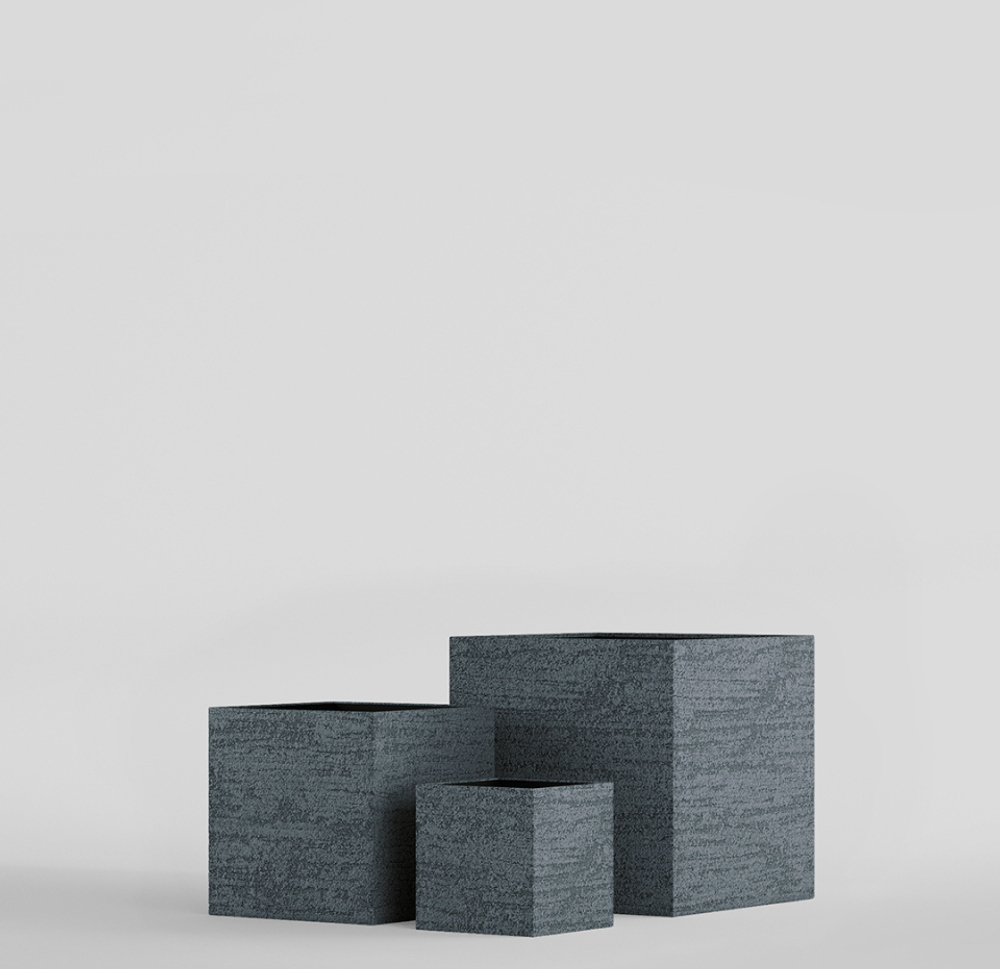 Кашпо, коллекция Surface, форма CUBE