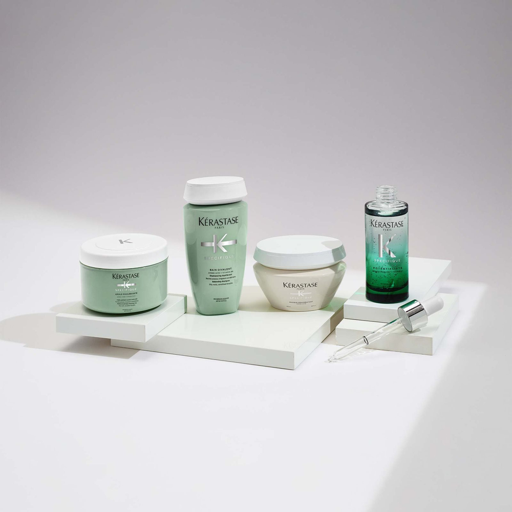 Kerastase Specifique Bain Divalent - шампунь глубокого очищения для жирной кожи головы /   250  ml  / GTIN 3474636954766