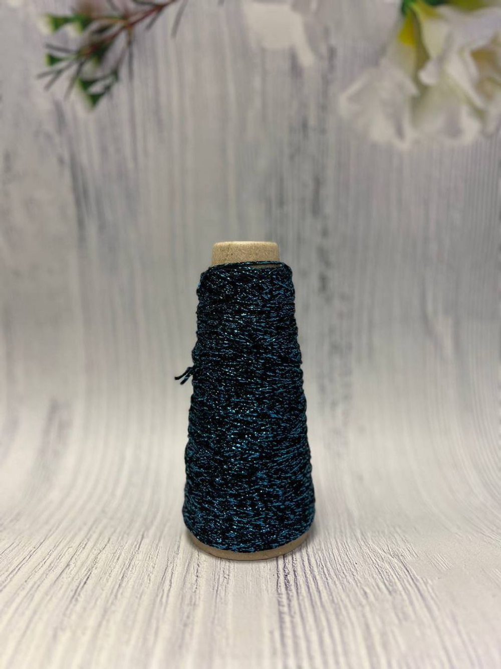 Пряжа хлопковая с люрексом