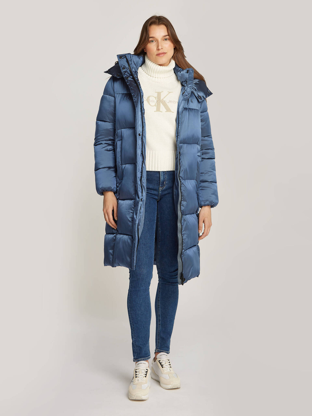 Пальто Calvin Klein Jeans - голубой(J20J224617)