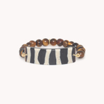 Браслет Nature Bijoux, Zebra, стрейч, с тигровым глазом и смолистым песком в смоле, NB24.2-13CP44210