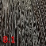 Крем-краска для волос 8.1 Пепельный блондин 100мл