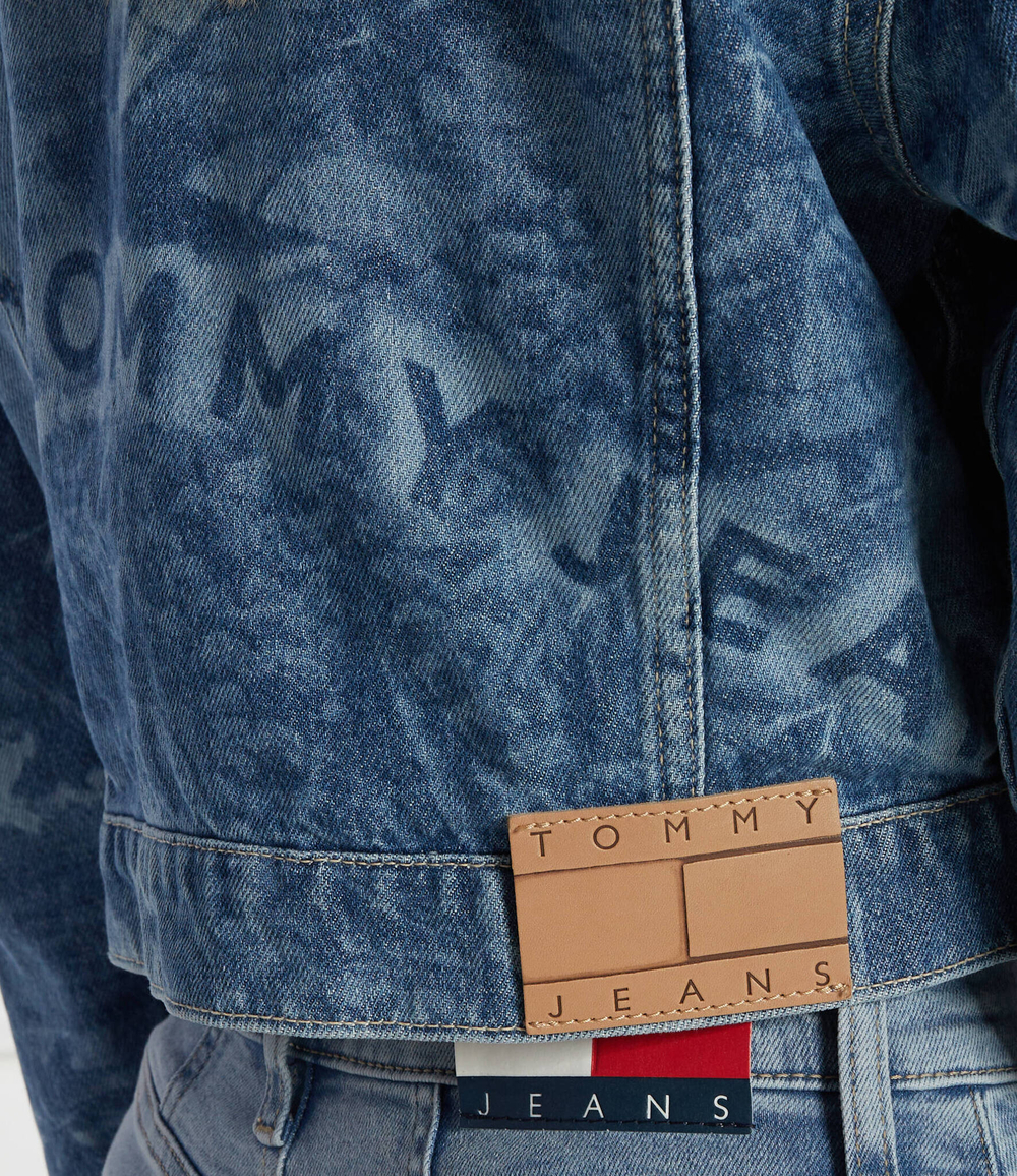 Джинсовая куртка Tommy Jeans - голубой(DW0DW17664)