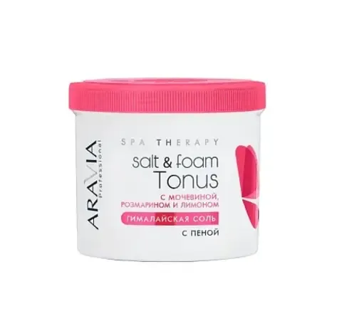 Гималайская соль с пеной SALT&FOAM TONUS , 550 мл/730 г ARAVIA Professional