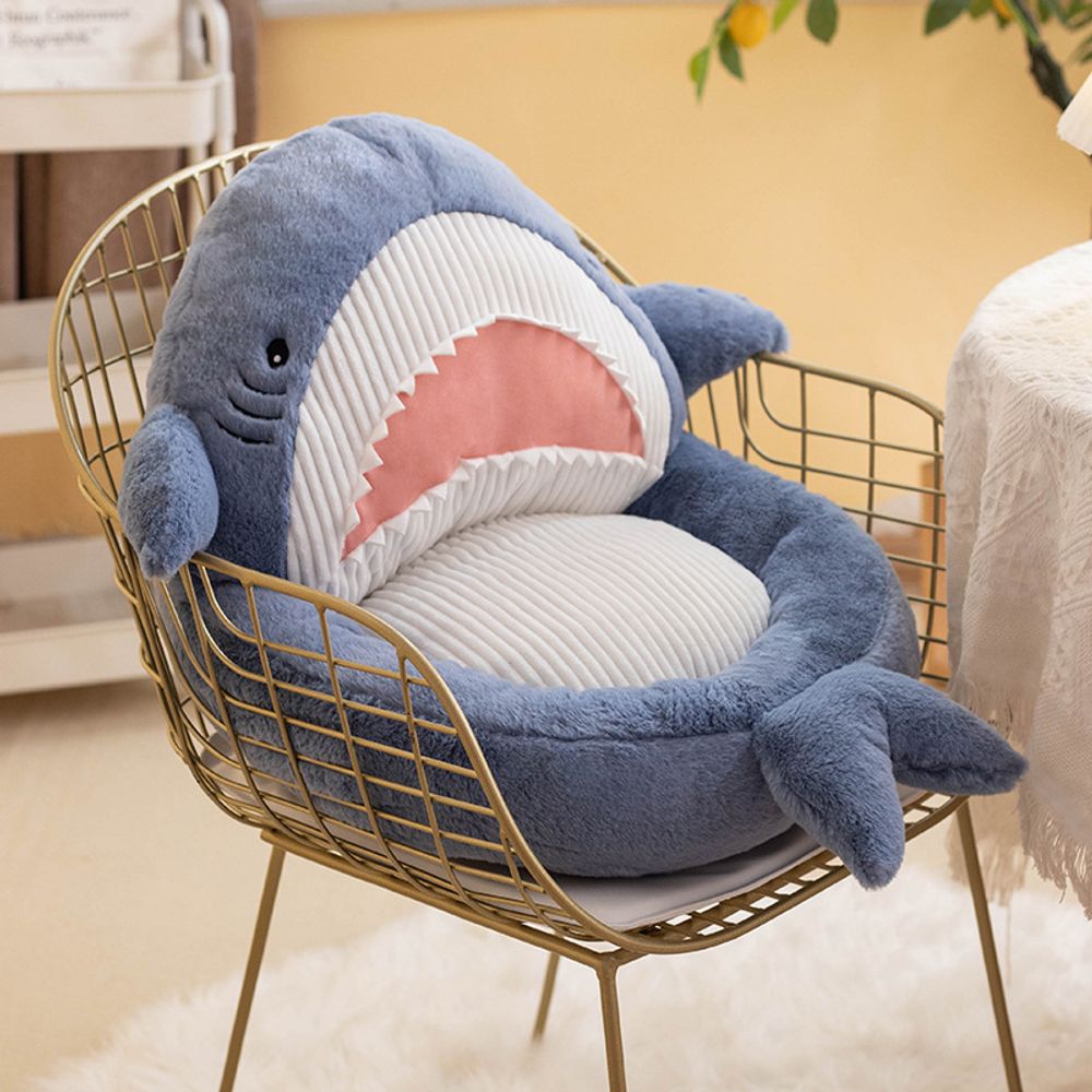 Мягкая подушка &quot;Shark&quot;, синяя