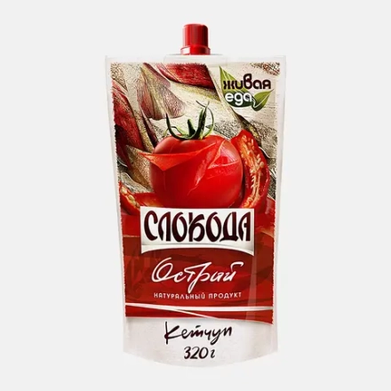 Кетчуп Слобода Томатный Острый 320г