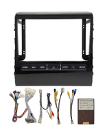 Комплект рамки с разъёмами 9" Toyota Land Cruiser 200 11(F2)2015-2021 с JBL и 360 - Car-Smart 9106F1 тип 1