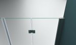 Душевая дверь BelBagno Albano 120 ALBANO-BS-13-30+90-C-Cr профиль Хром стекло прозрачное