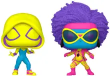 Фигурка Funko POP! Bobble Marvel Spiderman Across The Spiderverse SpiderGwen and SpiderWoman 2PK (B