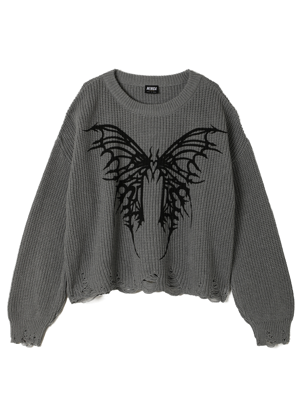 Женский Свитер Darkwave Butterfly Distressed