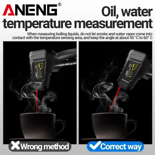 Пирометр (бесконтактный термометр) ANENG TH203