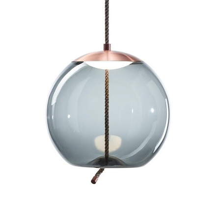 Подвесной дизайнерский светильник  Knot Sfera by Brokis (синий)