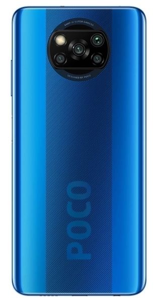Смартфон Xiaomi Poco X3 NFC 6/128GB (Синий кобальт) Global Version