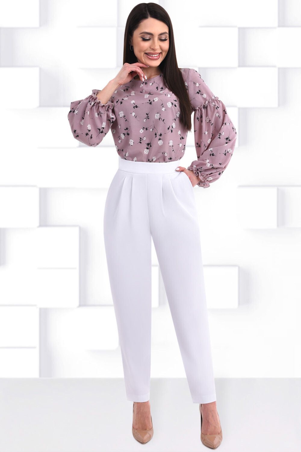 Брюки Неаполь (вайт) Brividi (Акция)