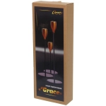 Подсвечники «GRACE» 22 /27/32 см (набор 3 шт), Черный