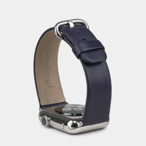 Ремешок для Apple Watch 40/41/42 mm из кожи теленка,  цвета индиго